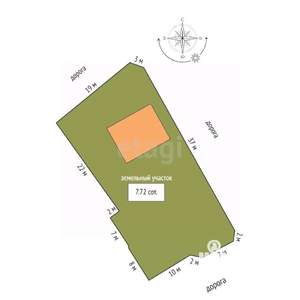 Дом 107м², 2-этажный, участок 8 сот.