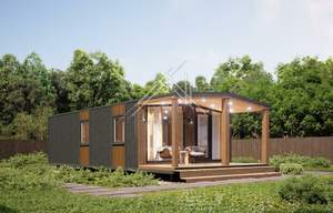 Дом 43м², 1-этажный, участок 1 сот.