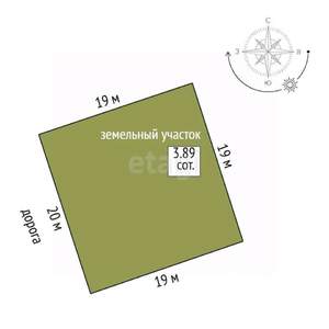 Дача 50м², 2-этажный, участок 6 сот.