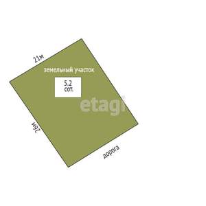 Дача 67м², 1-этажный, участок 5 сот.