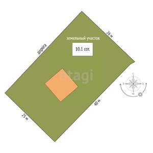 Дача 120м², 2-этажный, участок 10 сот.