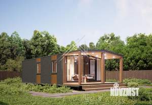 Дом 43м², 1-этажный, участок 1 сот.