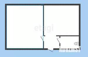 Дом 49м², 1-этажный, участок 10 сот.