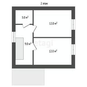 Дом 78м², 2-этажный, участок 6 сот.