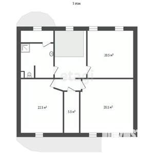 Таунхаус 297м², 3-этажный, участок 3 сот.