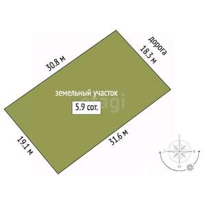 Дом 80м², 2-этажный, участок 7 сот.