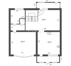 Дом 297м², 2-этажный, участок 3 сот.