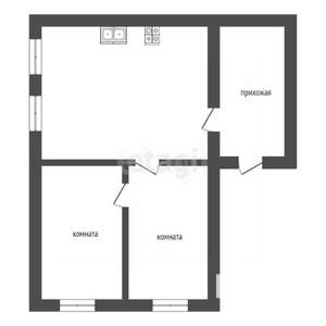 Дом 51м², 1-этажный, участок 7 сот.