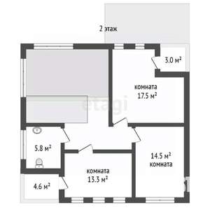 Дом 140м², 2-этажный, участок 6 сот.