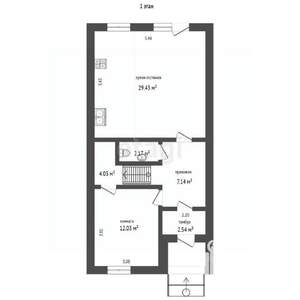 Таунхаус 114м², 2-этажный, участок 2 сот.