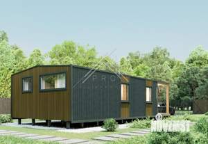 Дом 43м², 1-этажный, участок 1 сот.