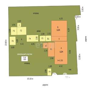 Дача 140м², 2-этажный, участок 5 сот.