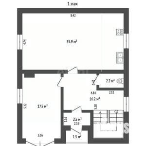 Дом 210м², 3-этажный, участок 9 сот.