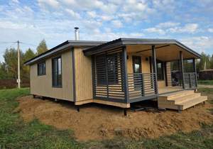 Дом 108м², 1-этажный, участок 9 сот.