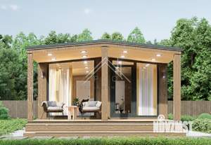 Дом 43м², 1-этажный, участок 1 сот.