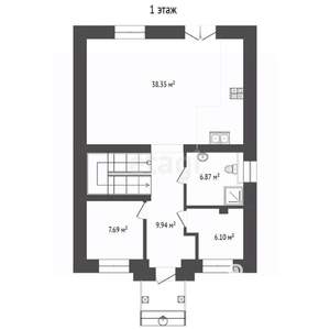 Дом 145м², 2-этажный, участок 7 сот.  