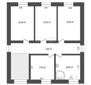 Дом 240м², 2-этажный, участок 6 сот.  