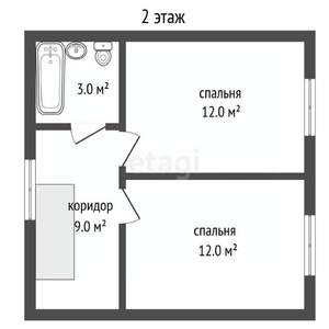 Дом 72м², 2-этажный, участок 7 сот.  