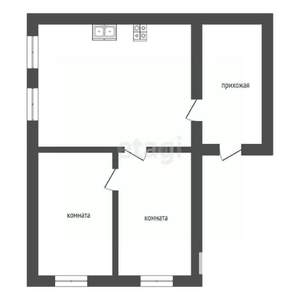 Дом 51м², 1-этажный, участок 7 сот.  