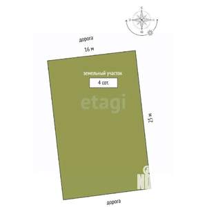 Дом 90м&sup2;, 2-этажный, участок 5 сот.  