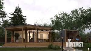 Дом 75м&sup2;, 1-этажный, участок 1 сот.  