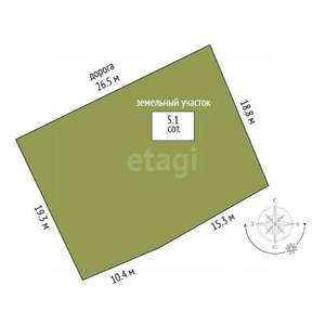 Дача 50м&sup2;, 2-этажный, участок 11 сот.  