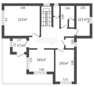 Дом 210м², 2-этажный, участок 15 сот.  