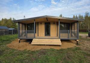 Дом 78м², 1-этажный, участок 8 сот.  