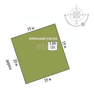 Дача 50м&sup2;, 2-этажный, участок 6 сот.  