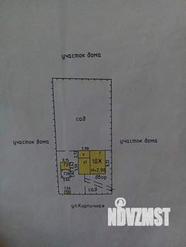 Дом 34м&sup2;, 1-этажный, участок 6 сот.  