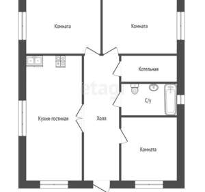 Дом 120м², 1-этажный, участок 8 сот.  