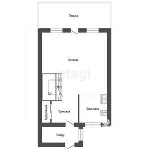 Таунхаус 160м², 2-этажный, участок 2 сот.  