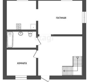 Дом 120м², 2-этажный, участок 8 сот.  