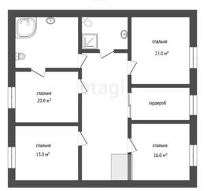 Дом 280м², 2-этажный, участок 14 сот.  