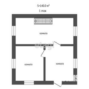 Дом 140м², 2-этажный, участок 8 сот.  