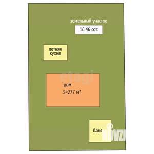 Дом 277м&sup2;, 2-этажный, участок 16 сот.  