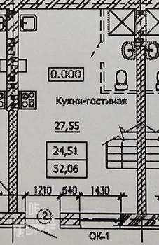 Дом 51м², 2-этажный, участок 2 сот.  