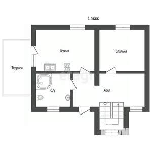 Дом 163м², 2-этажный, участок 8 сот.  