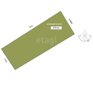 Дача 35м², 2-этажный, участок 6 сот.  