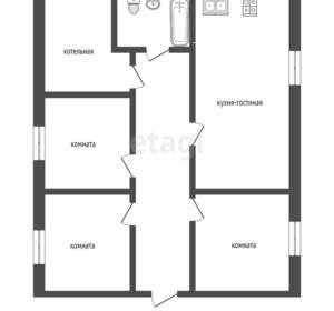 Дом 120м², 1-этажный, участок 8 сот.  