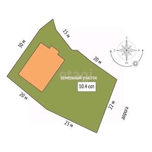 Дом 403м², 2-этажный, участок 10 сот.  