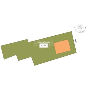 Дом 31м&sup2;, 1-этажный, участок 9 сот.  