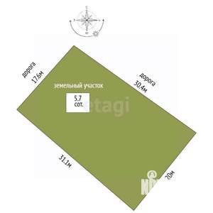 Дом 90м&sup2;, 2-этажный, участок 6 сот.  