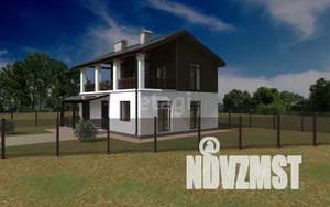 Дом 111м&sup2;, 2-этажный, участок 12 сот.  