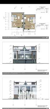 Таунхаус 305м&sup2;, 3-этажный, участок 1 сот.  