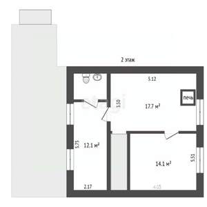 Дом 114м², 2-этажный, участок 8 сот.  