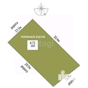 Дом 24м&sup2;, 1-этажный, участок 5 сот.  