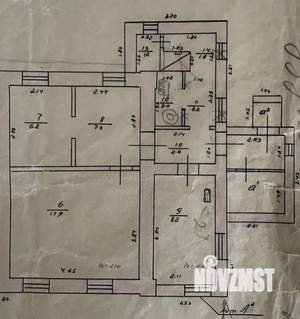 Дом 65м², 1-этажный, участок 6 сот.  