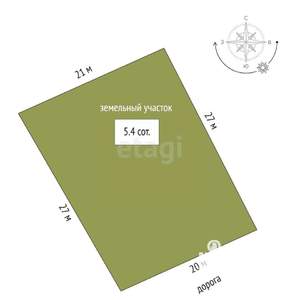Дача 31м², 2-этажный, участок 5 сот.  