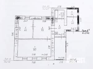 Дом 53м², 1-этажный, участок 6 сот.  